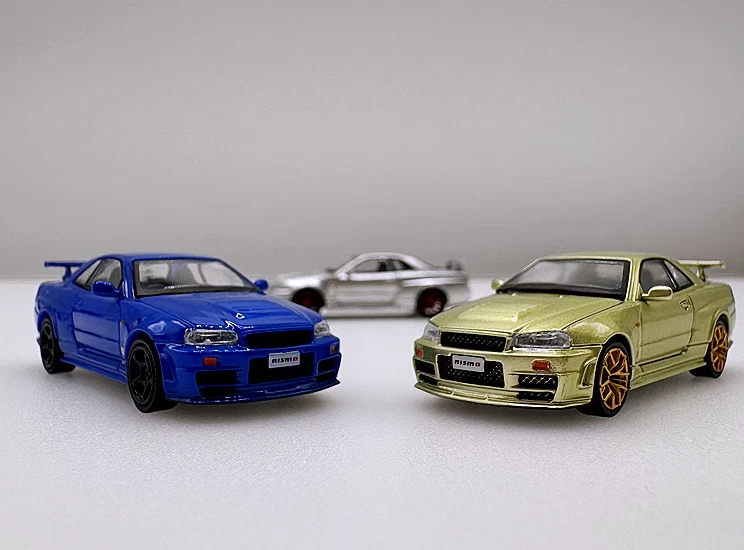 日産スカイラインGT-R　ミニカー MINI GT 1/64 日産 スカイライン GT-R ヴェイルサイド n987