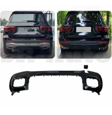 For Benz GLB-class W247 Gloss Black Rear Bumper Diffuser Lip 2020-2024
