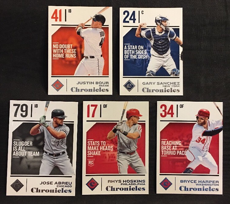 2018 Panini Chronicles Base Baseball Cards Lot You Pick