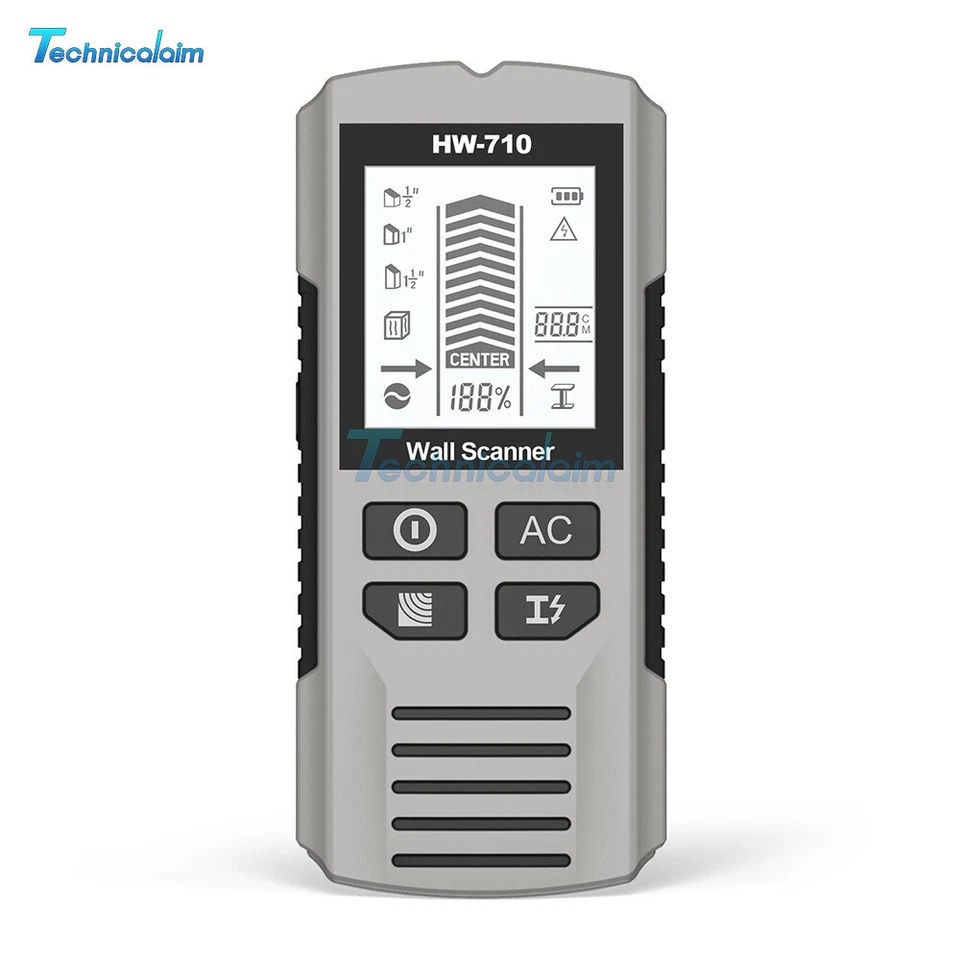 HW-710 Stud Finder Wall Scanner 6-in-1 Handheld Wall Detector Metal Detector - Bild 4 von 4