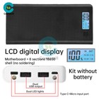 Battery Box 8*18650 LCD Mobile Power Bank Case Kit DIY Battery Charging Case Kit