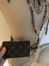 Vintage Louis Vuitton Mono FC Saks Fifth Ave Wallet Kisslock Coin Pouch Purse