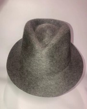 Eugenia Kim Fedora Large Blaine Gray Mix Wool...