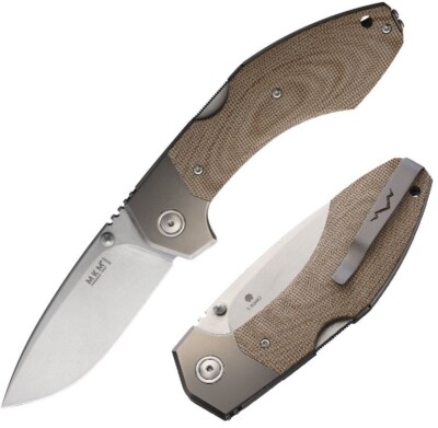 MKM-Maniago Knife Makers Hero Folding 3.5 Bohler M390 Steel Blade Micarta Handle