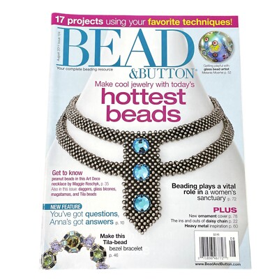 Bead & Button Magazine Jewelry Crafting Book u August 2011 Issue 104