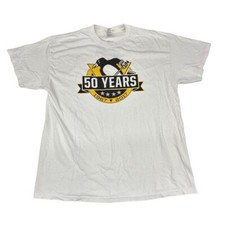 Pittsburgh Penguins XL 50th Anniversary 1967 - 2017 Logo Graphic T-Shirt Promo