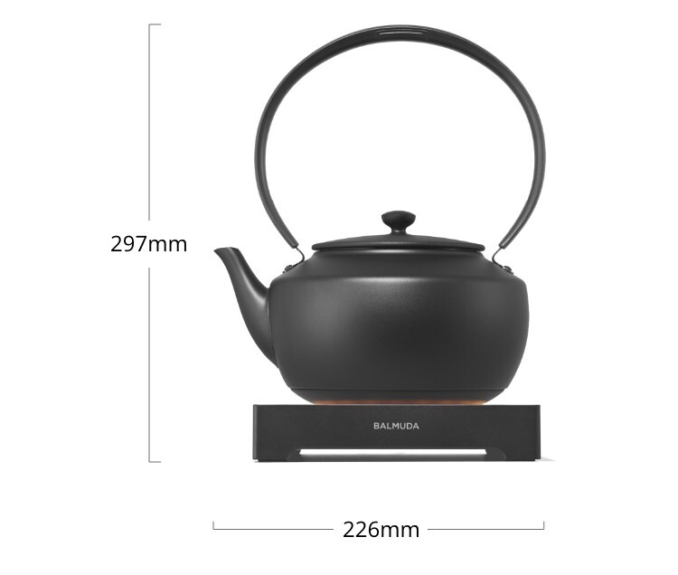 BALMUDA MoonKettle KPT02JP BLACK AC100V Electric Tea Kettles from