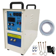 INTBUYING High Frequency Induction Heat Heater Heating Furnace Machine 15KW 220V