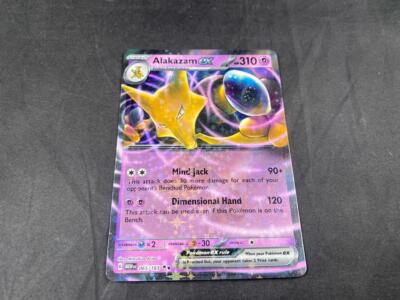 ALAKAZAM EX 65/165 POKEMON SCARLET & VIOLET HOLO RARE | eBay
