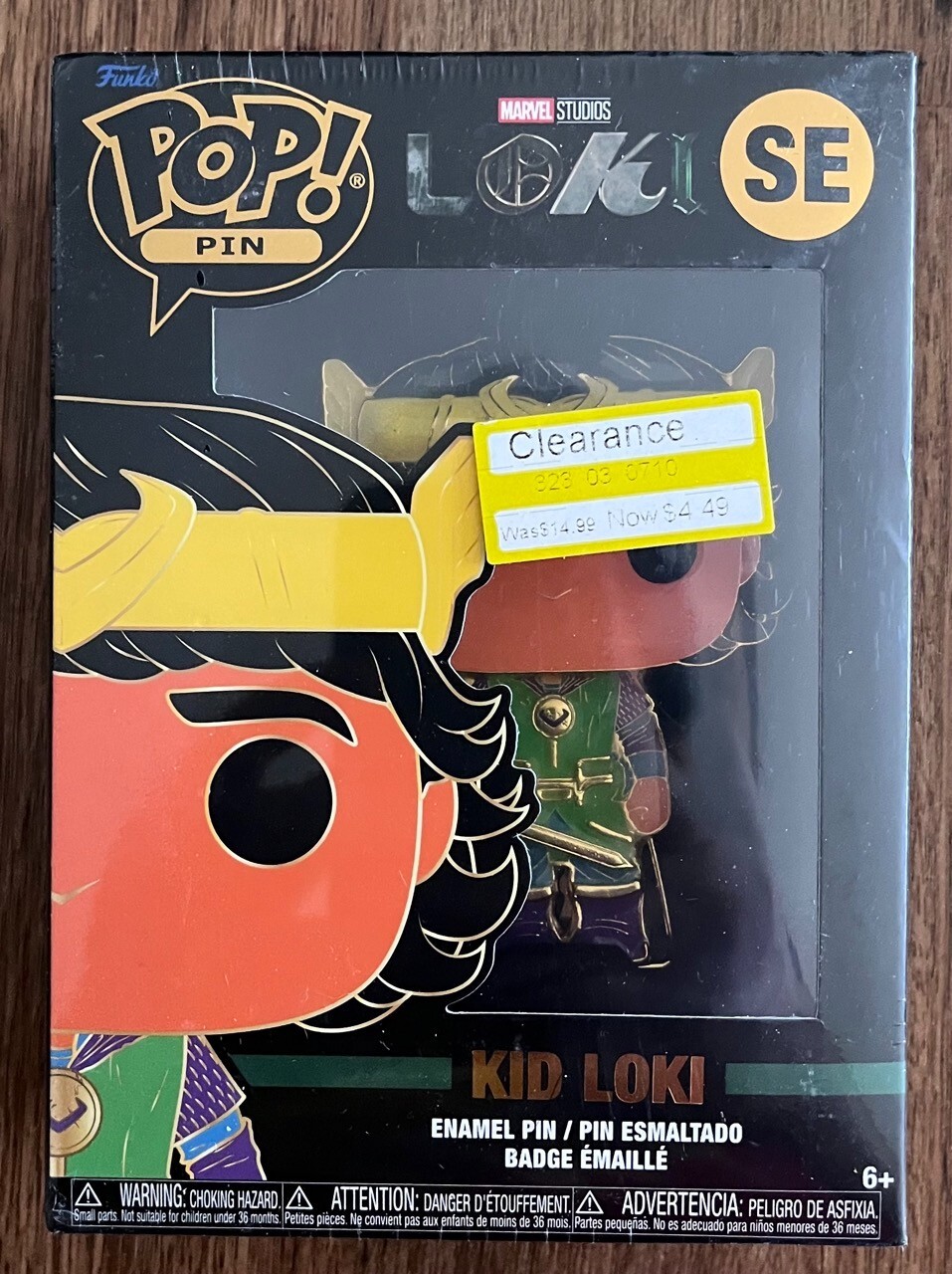 Funko POP! Pin Kid Loki