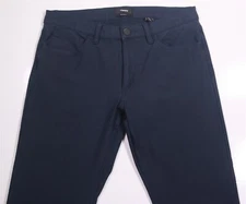 Theory Mens Raffi Slim Fit Stretch Navy Blue 5-Pocket Pants 31x27