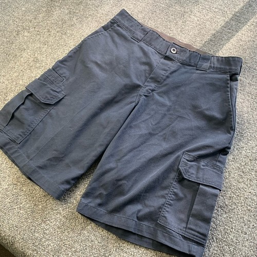 Dickies Flex Mens Cargo Shorts Utility Outdoor Navy Blue Size 34 (Measures 32) - Picture 6 of 17