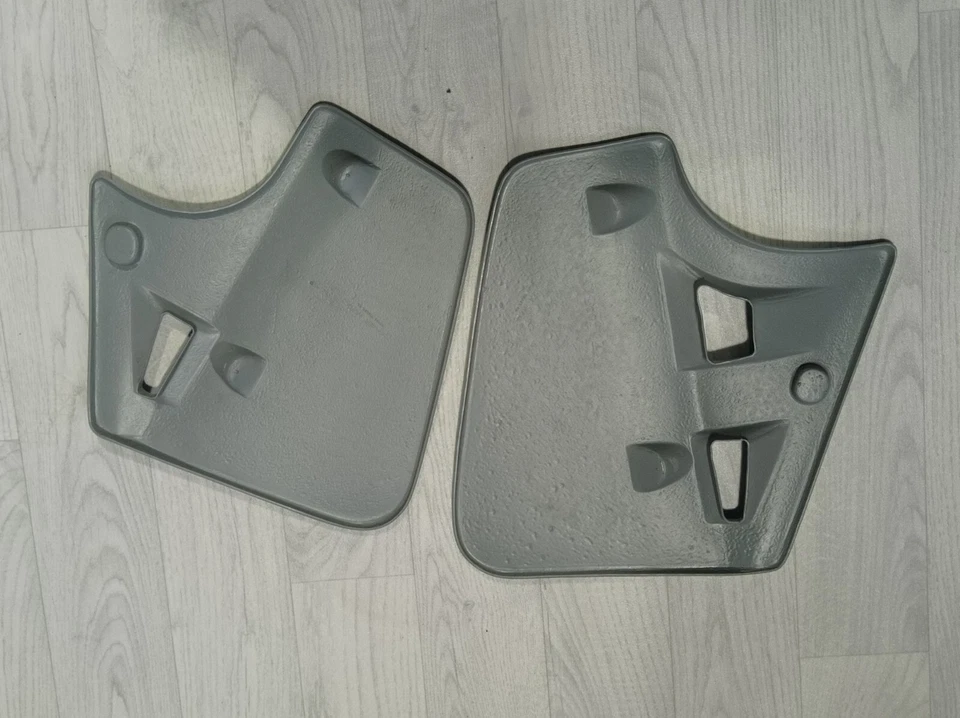 Carenado plástico alerón del tanque revestimiento del radiador Kawasaki KX250 500 año 87 Foto 2 de 3