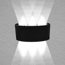 PLAFONIERA LED DA ESTERNO DOPPIA LUCE IP65 A PARETE MURO 16W LAMPADA APPLIQUE