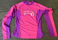 NWT Girls North Face Pink Purple Long Sleeve Athletic Shirt