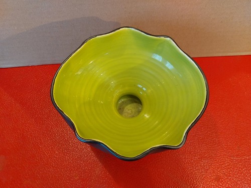 Coupe Forme Libre Céramique Noire et Verte - Imagen 2 de 6