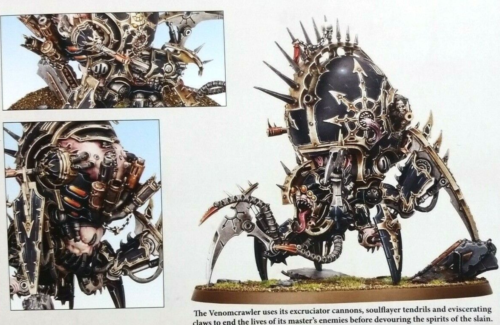 40K Venomcrawler Chaos Space Marines démon déformé Warhammer                - Photo 1/2