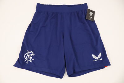 Castore Rangers FC Trainingsshorts Herren Größe Small blau neu mit Etikett