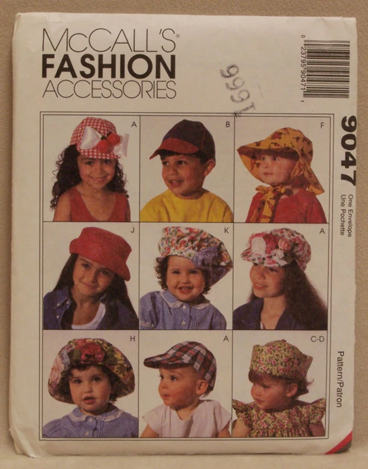 SIMPLICITY AND MCCALLS TODDLERS PATTERNS DRESS ROMPER & HATS - Image 3 of 4