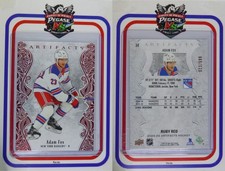 Adam Fox 2025-26 Artifacts Ruby Red 023/599 34 NYR