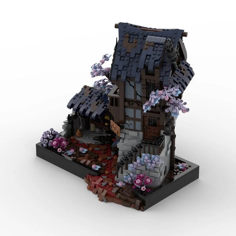 Custom MOC-213181 Medieval MOC Iron Smithy Building Blocks Set 2626PCS Toys Gift - Image 3 of 4