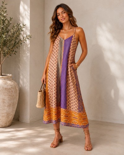 Boho Wide Leg Jumpsuit Sz S Palazzo Pants Festival Vacation Resort Beach Chic