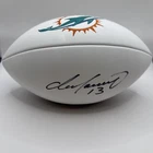 Dan Marino Autographed Football With Miami Dolphins Marino COA