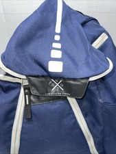 Nike Elite Quad Zip System Backpack Blue Whit...