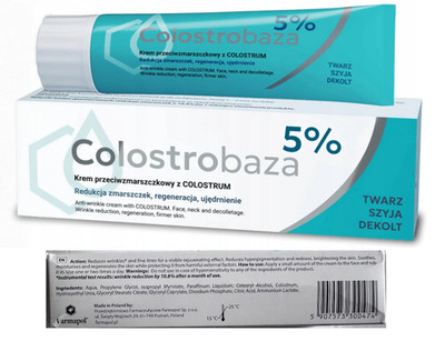 Colostrobaza Anti-Falten Creme mit Kolostrum 30g Straffung und Hautregeneration