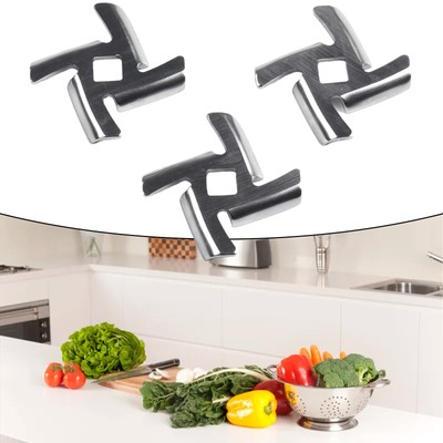 Teile Fleischwolf Klingen Edelstahl Hilfsmittel Aufsatz Zerkleinerer Kochen
