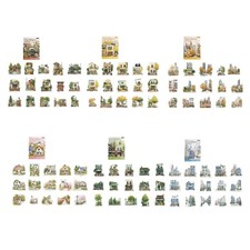 Townscape Scenery Sticker For Scrapbooking Notebook Journal Memory Book
