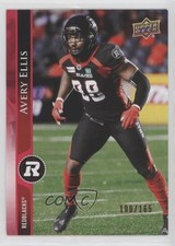 2021 Upper Deck CFL Red 100/165 Avery Ellis #117 14ib