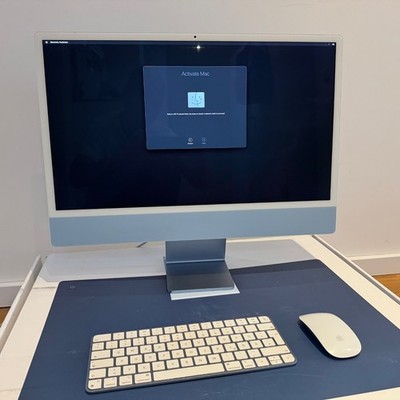 Apple iMac 24'' M1 2021 256GB / 8 GB RAM / 8-Core GPU / Blau / Tastatur&Maus OVP
