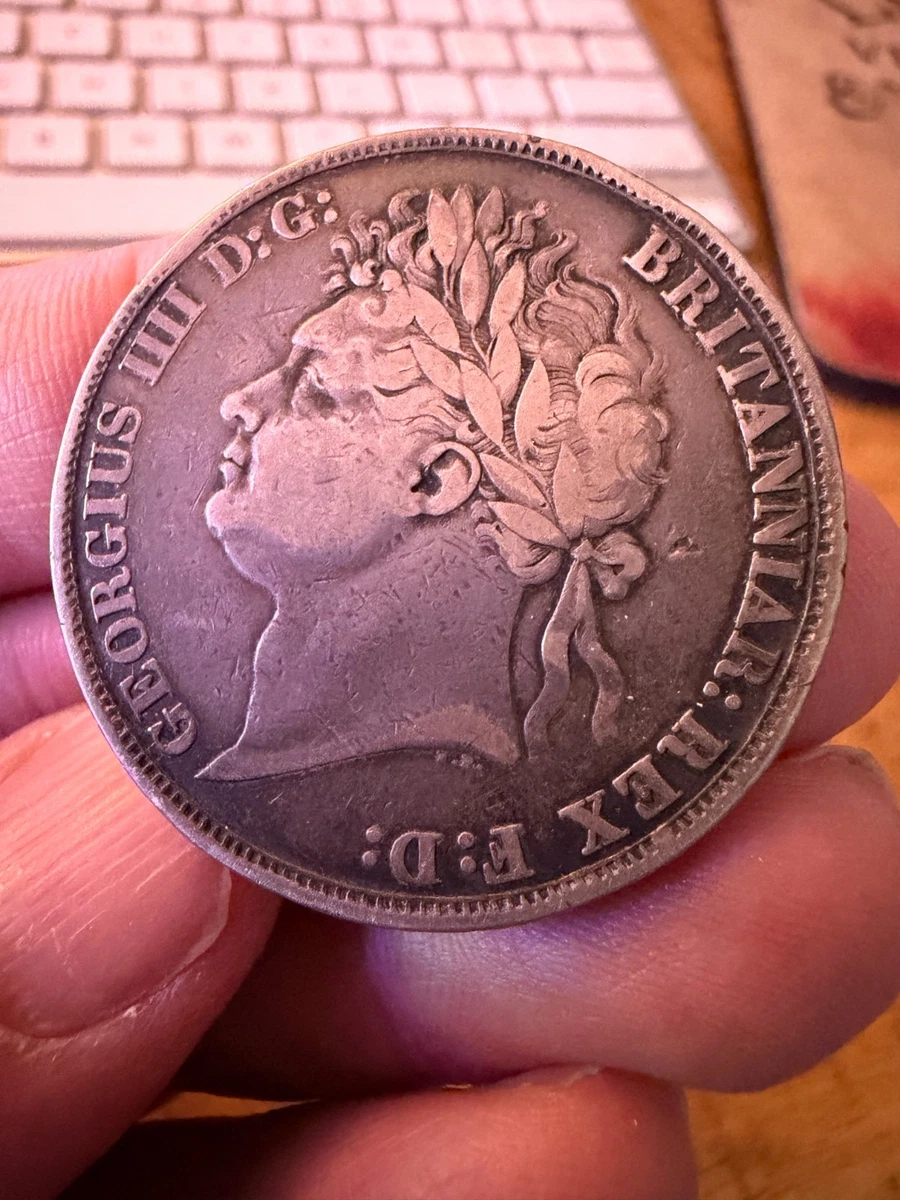 银色1821 年英国硬币| eBay
