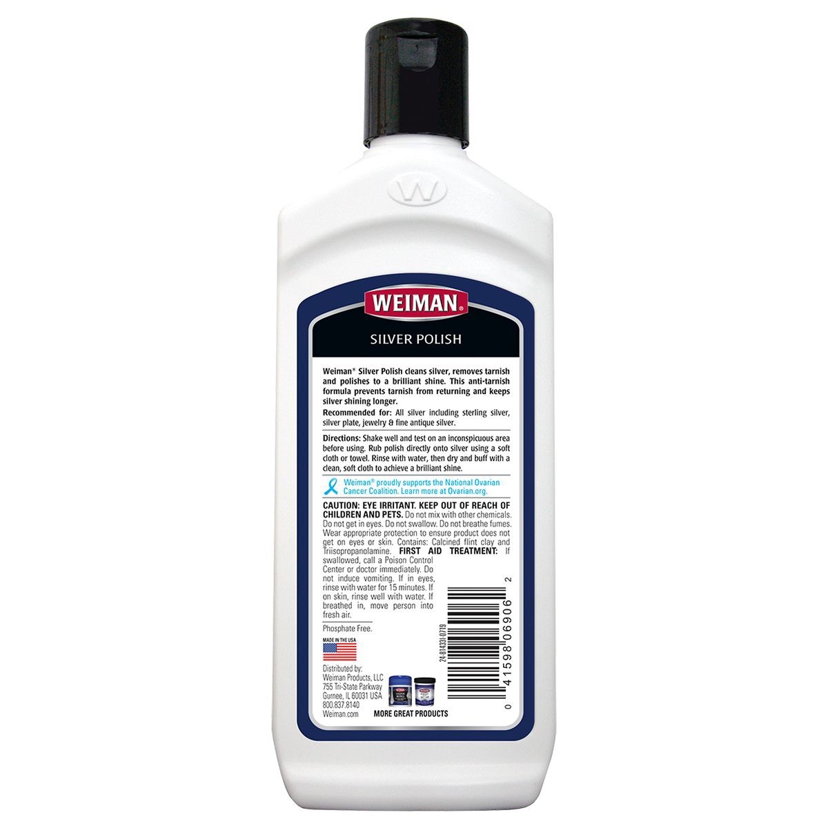 Weiman Silver Polish and Cleaner - 8 Ounce - Clean Shine 8 Fl Oz (Pack of 1) 