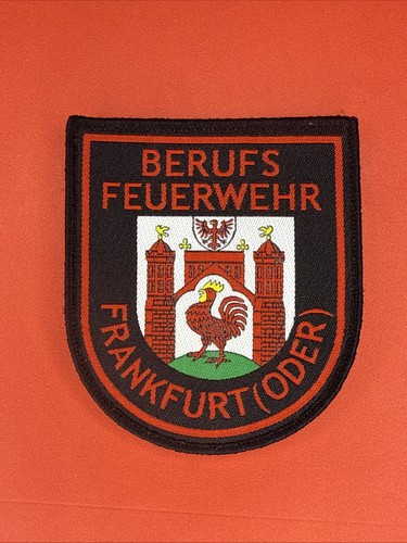 Frankfurt Germany an der Oder Professional Fire Department Firefighter Patch