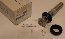 Kallista P21680-00-AD - Lavatory Grid Drain With Overflow Holes - Nickel Silver