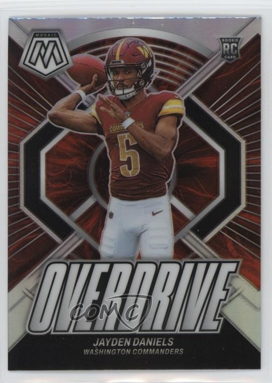 2024 Panini Mosaic Overdrive Silver Prizm Jayden Daniels #5 1i2g