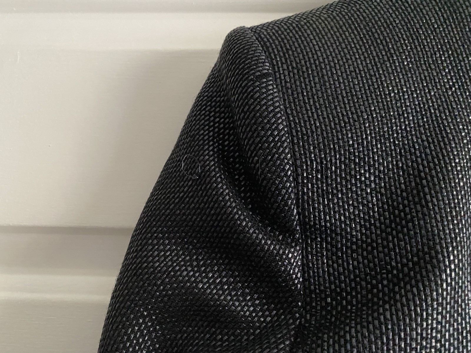 Helmut Lang Black Collarless Single Button Blazer… - image 5