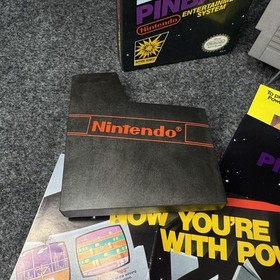 Nintendo NES Pinball Juego CIB Caja Completa Manual Cartucho Probado OEM