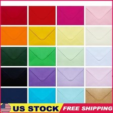 60 Pack Self-Seal Colorful Envelopes Invitations Greetings Cards Party Use