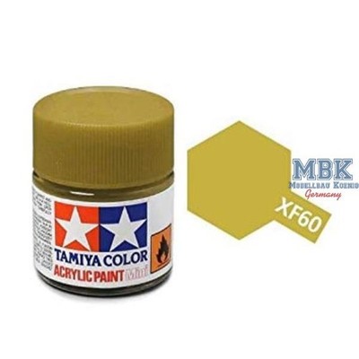 TAMIYA XF60 XF60 Dark Yellow - dunkel gelb