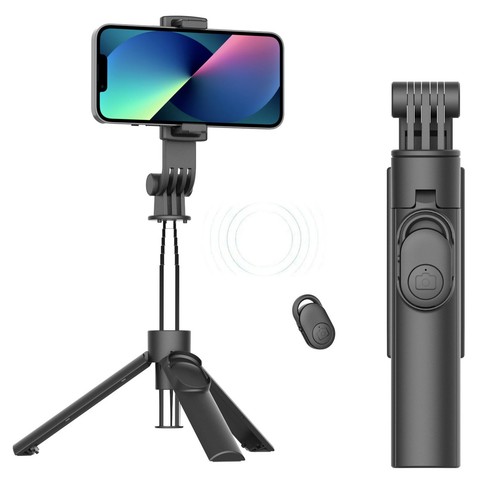 Selfie Stick Phone Tripod Stand Remote Control 6 Sections For Photo Video BUU - Photo 8 sur 12
