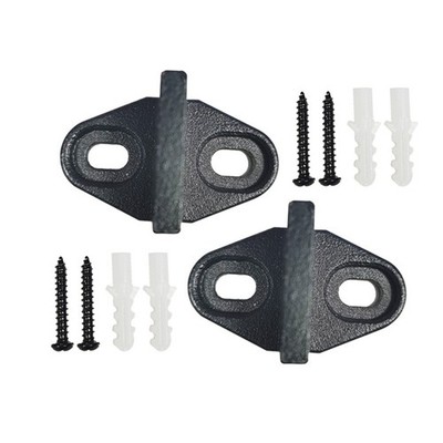 2 Pack Metal Steel Furniture Door Floor Guides 4.3 x 2.5 cm T-Guide for Sliding