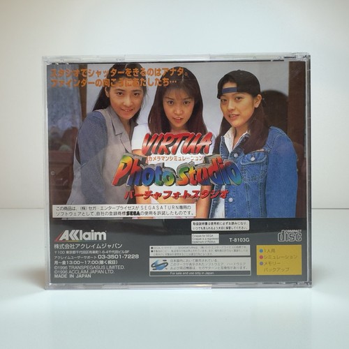 Virtua Photo Studio Sega Saturn Complete Inc Spine Card NTSC-J - Picture 2 of 8