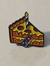 Domino's Pizza "HAPPY BIRTHDAY" ENAMEL Pin Hat Pin Shirt Pin 🍕