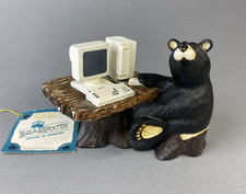 Bearfoots Bears E-Bear Big Sky Carvers Jeff Fleming 1991 w/ Tag