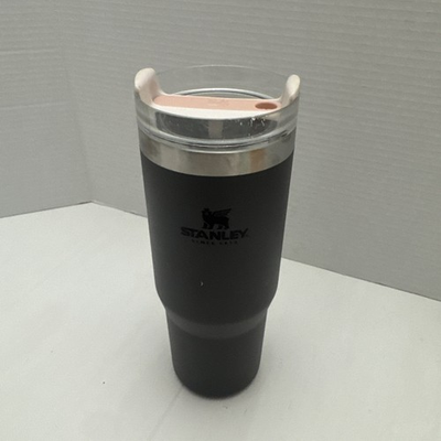 #ad #ad Gray With Pink Lid 30 Ounce Stanley Water Cup $11.00