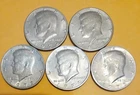 Lot of 5x - 1972 P & D Kennedy Half Dollar - 50 Cents - Circulated US Coins