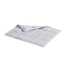  Calming Acupressure Cooling Reversible Weighted Lap Blanket with Glass Grey